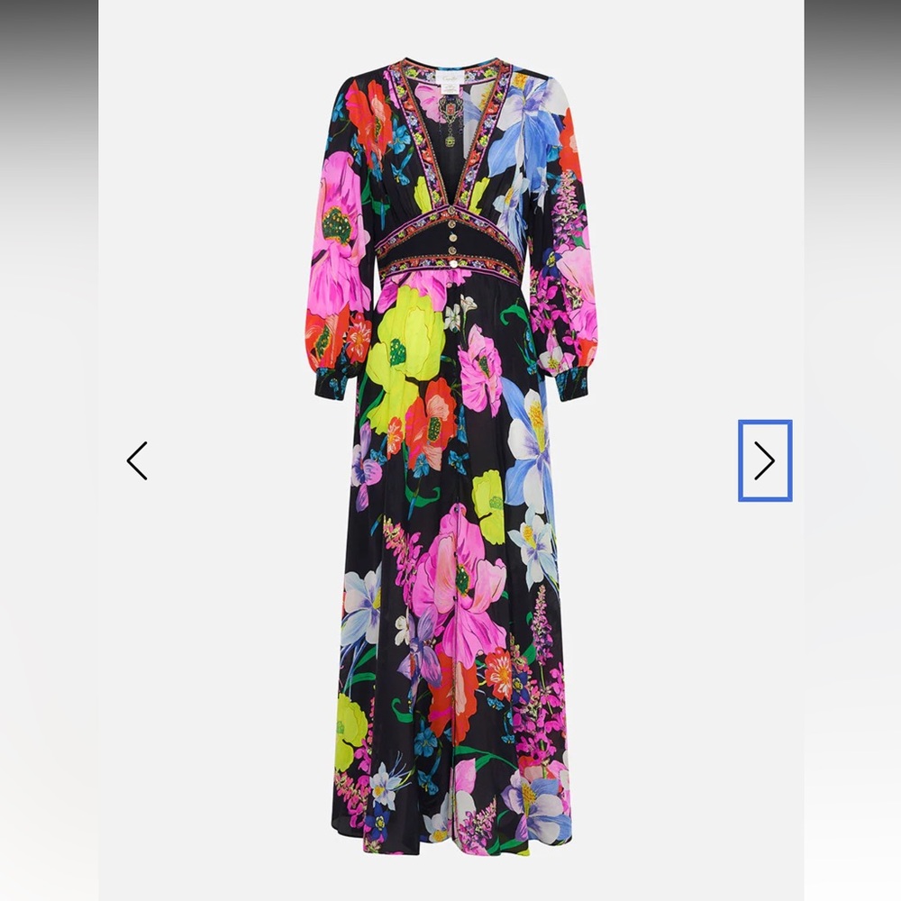 Camilla AWAY WITH THE FAIRIES
BUTTON DRESS W/ SHAP E WAISTBAND - Picture 7 of 9